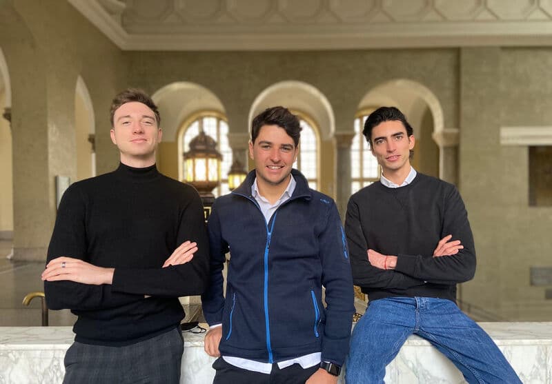 PatentPlus founders — Florian Mysliwetz, Marius Almstedt and Simeon Graupe